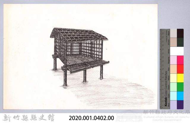 六柱穀倉-34六柱穀倉前開式的搭建13-1：鋪地板藏品圖，第2張