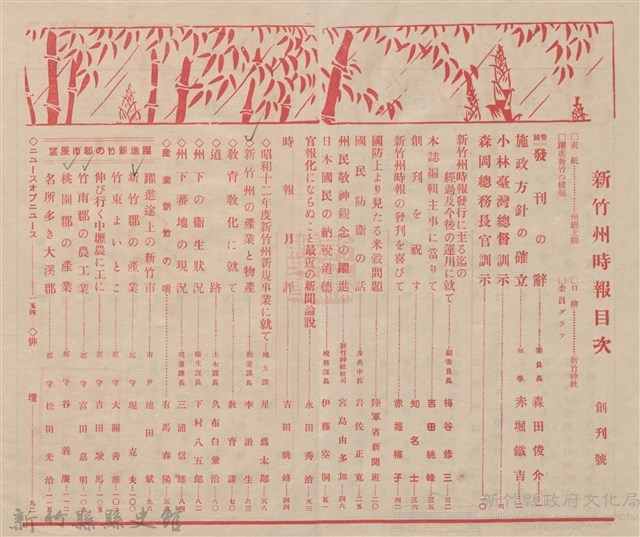 新竹州時報 創刊號藏品圖，第3張