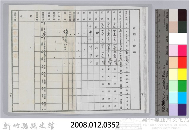 劉榮宗公學校家庭通信簿內頁-4藏品圖，第3張