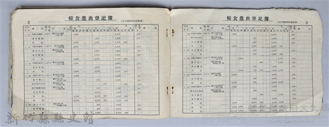 《糧食進出登記簿、糧食進出旬（月）報表記載實例》藏品圖，第41張