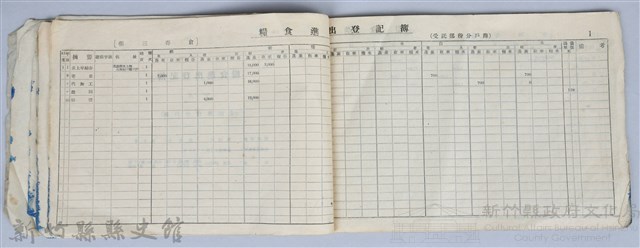 《糧食進出登記簿、糧食進出旬（月）報表記載實例》藏品圖，第11張