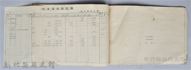 《糧食進出登記簿、糧食進出旬（月）報表記載實例》藏品圖，第30張