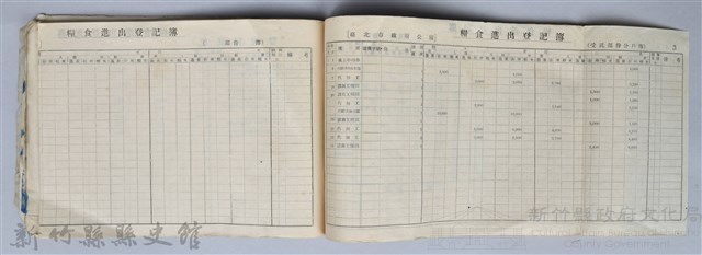 《糧食進出登記簿、糧食進出旬（月）報表記載實例》藏品圖，第35張