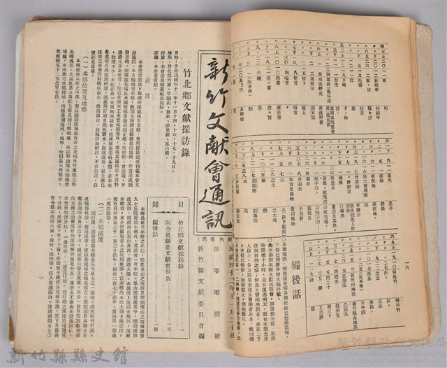 新竹文獻會通訊採集站長置(刊印本)藏品圖，第5張