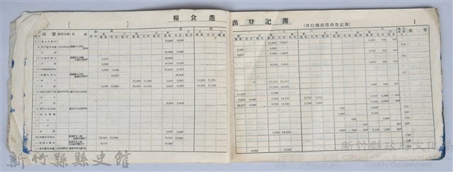 《糧食進出登記簿、糧食進出旬（月）報表記載實例》藏品圖，第5張
