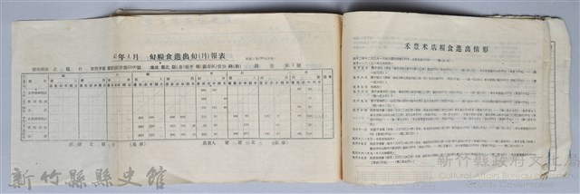 《糧食進出登記簿、糧食進出旬（月）報表記載實例》藏品圖，第38張