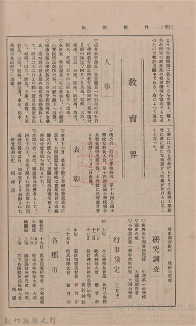 新竹州時報 創刊號藏品圖，第176張