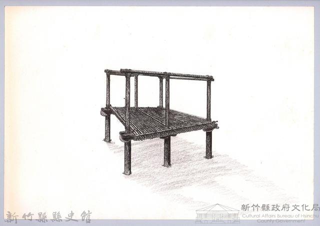 六柱穀倉-25六柱穀倉前開式的搭建4-2：放短向側邊樑藏品圖，第1張