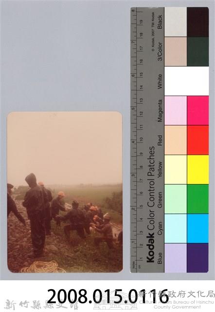 林保仁縣長主政照片：新竹縣芎林堤防防汛搶救演習-3藏品圖，第3張