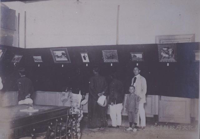 白陽社第一回洋畫展內景藏品圖，第1張