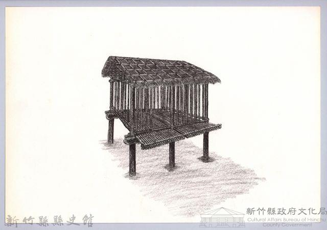 六柱穀倉-32六柱穀倉前開式的搭建11：立直牆骨藏品圖，第1張