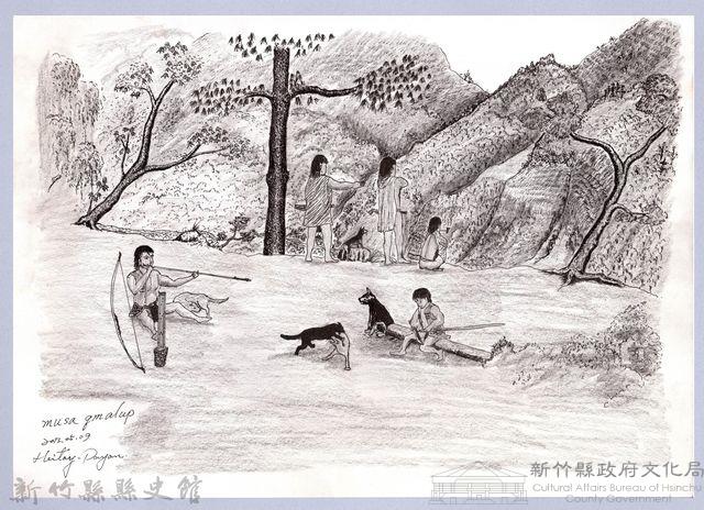 黑帶巴彥畫冊-41分配狩獵的崗位藏品圖，第1張