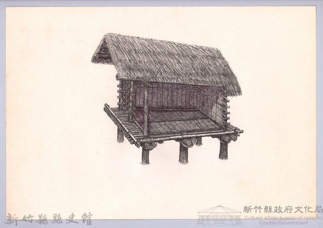 六柱穀倉-16六柱穀倉側開式的搭建14：鋪牆壁藏品圖，第1張