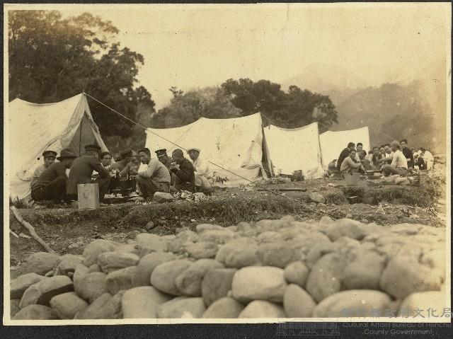 關西公學校野外露營活動照片藏品圖，第1張