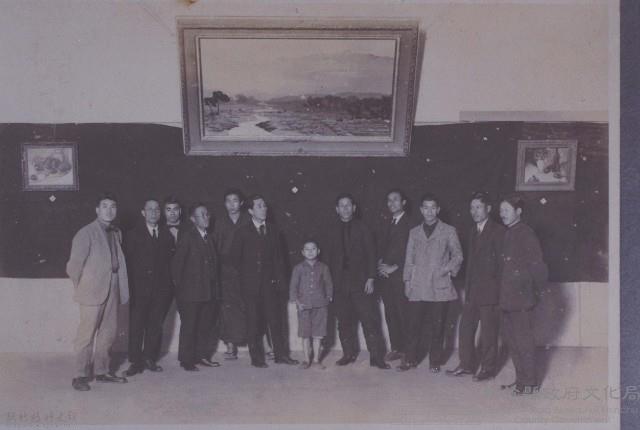 白陽社畫展於新竹公會堂藏品圖，第1張