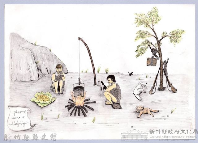 黑帶巴彥畫冊-49野餐藏品圖，第1張