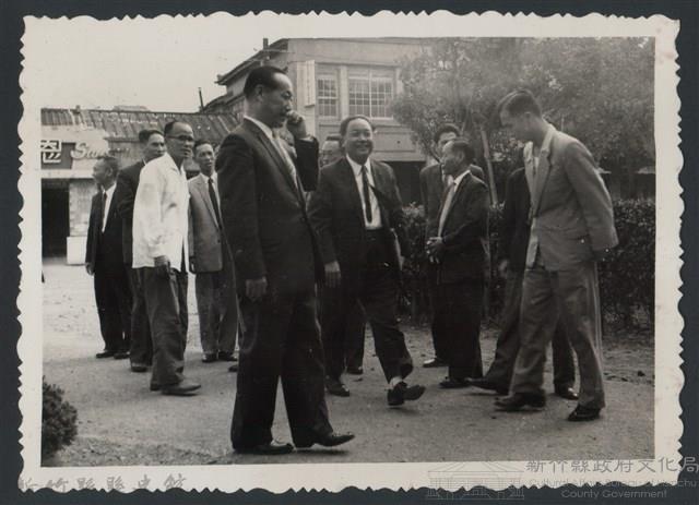 彭縣長出巡各市鎮：新竹市(一)市長迎接(一)藏品圖，第1張