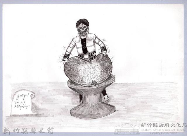 黑帶巴彥畫冊-33穀類入倉4-2：去糠藏品圖，第1張