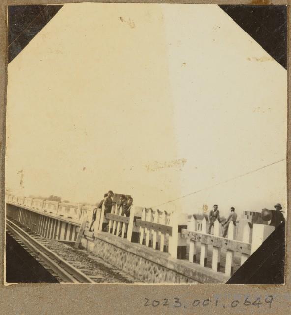日據時期鐵道街景照片藏品圖，第1張