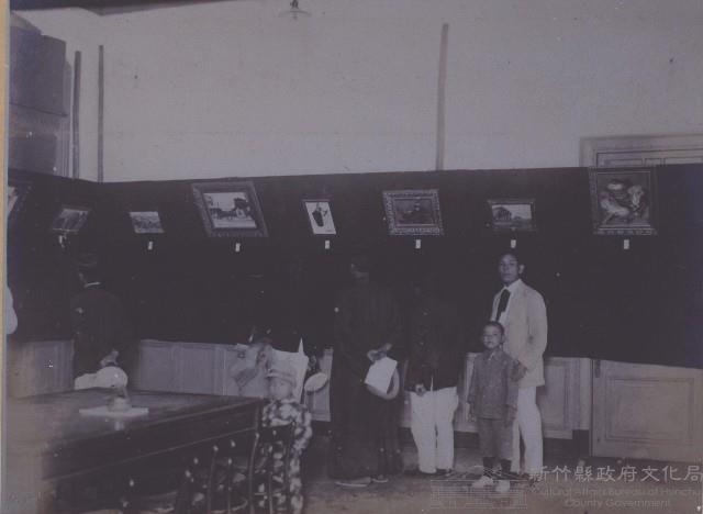 白陽社第一回洋畫展內景藏品圖，第1張