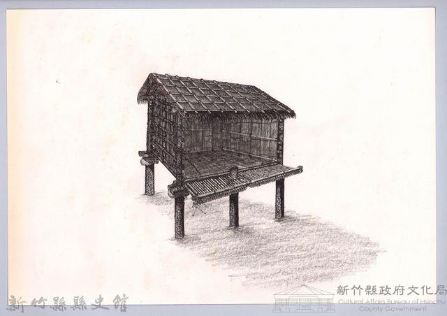 六柱穀倉-35六柱穀倉前開式的搭建14：鋪牆壁藏品圖，第1張