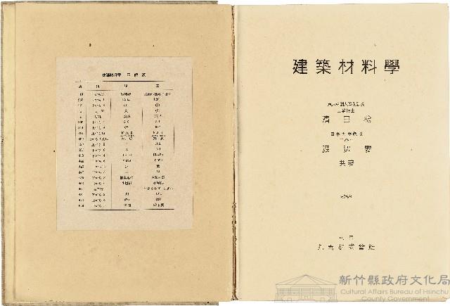 《建築材料學》藏品圖，第1張