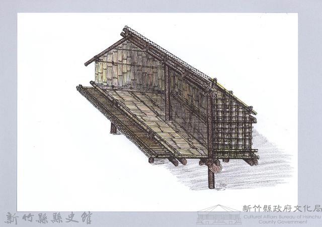 七柱穀倉-18七柱穀倉尖頂式的搭建13：鋪牆壁和地板藏品圖，第1張