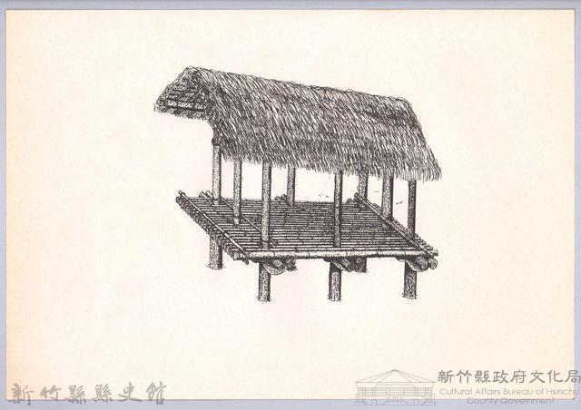 六柱穀倉-10六柱穀倉側開式的搭建9-2：屋頂鋪設完成藏品圖，第1張