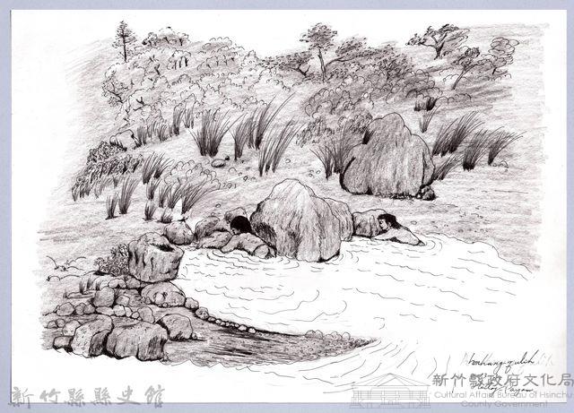 黑帶巴彥畫冊-55旱水捕魚法藏品圖，第1張