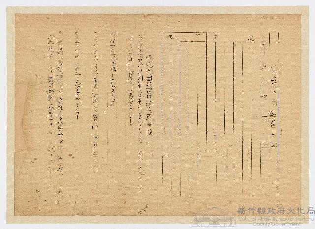 日誌表－模範茶園經營日誌注意事項藏品圖，第1張