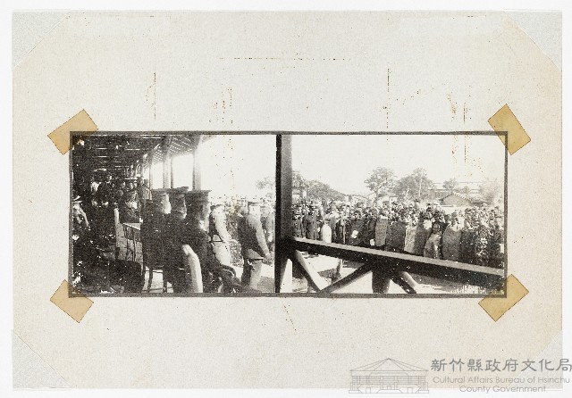 日本軍人校閱原住民典禮藏品圖，第1張