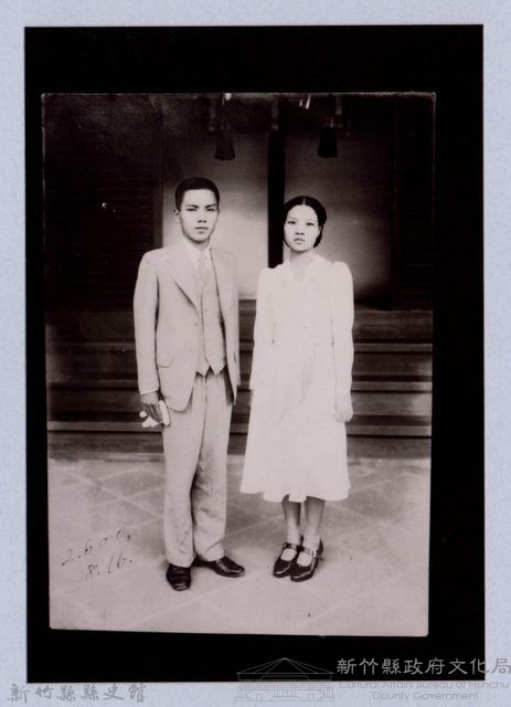 龍瑛宗翻拍照42：男女合照1藏品圖，第1張