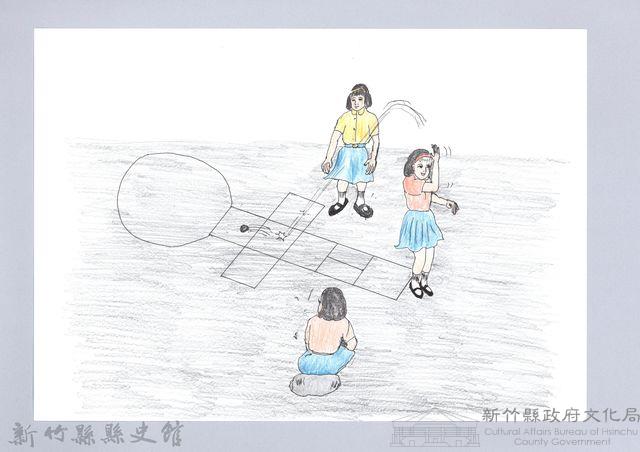 記憶中桃山村童玩的演進-12跳天堂藏品圖，第1張