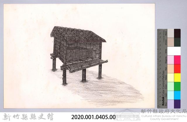 六柱穀倉-37六柱穀倉前開式的搭建15-2：隔間搭設完成藏品圖，第2張