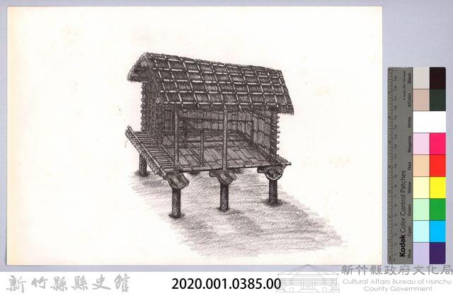 六柱穀倉-17六柱穀倉側開式的搭建15-1：隔間骨架藏品圖，第2張