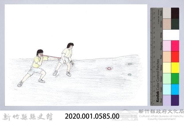 記憶中桃山村童玩的演進-15玩橡皮筋藏品圖，第2張