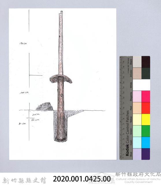 七柱穀倉-20立柱前的準備：立柱尺寸圖-1藏品圖，第2張