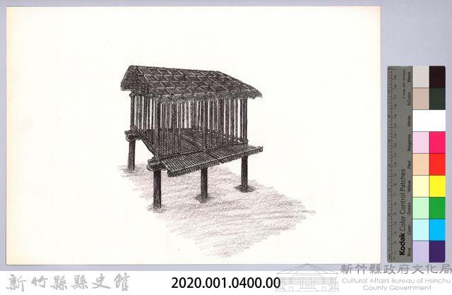 六柱穀倉-32六柱穀倉前開式的搭建11：立直牆骨藏品圖，第2張