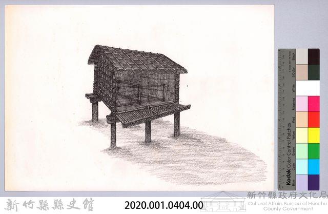 六柱穀倉-36六柱穀倉前開式的搭建15-1：隔間骨架藏品圖，第2張