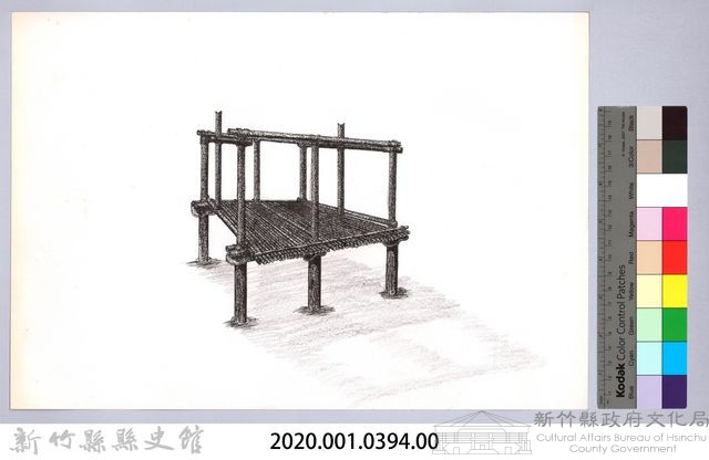 六柱穀倉-26六柱穀倉前開式的搭建5：立大樑柱藏品圖，第2張