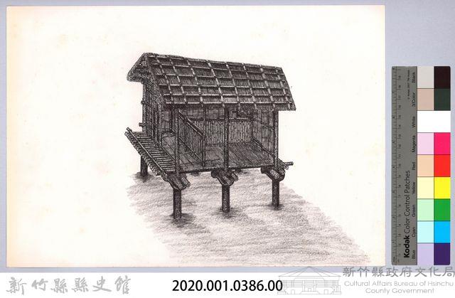 六柱穀倉-18六柱穀倉側開式的搭建15-2隔間搭設完成藏品圖，第2張