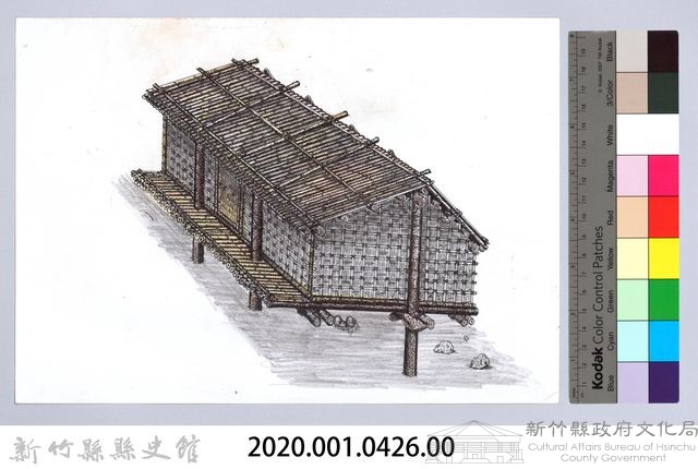 七柱穀倉-21七柱穀倉尖頂式的搭建15：安門片完成藏品圖，第2張