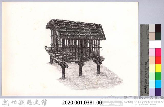 六柱穀倉-13六柱穀倉側開式的搭建11：立直牆骨藏品圖，第2張