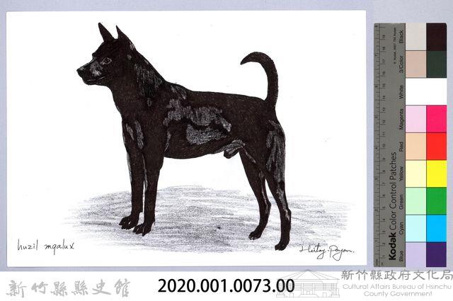 泰雅文物畫冊1-75黑犬藏品圖，第2張