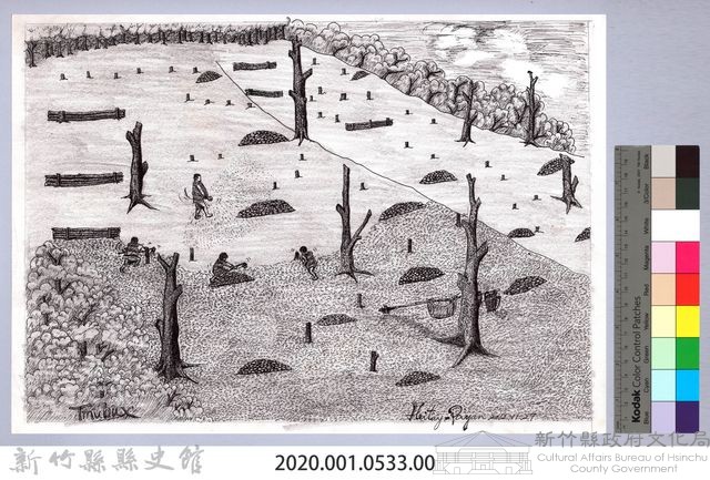 黑帶巴彥畫冊-16作物耕種1：播種藏品圖，第2張