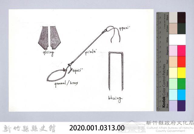 狩獵用具漁用-25大型動物套腳陷阱1：陷阱材料藏品圖，第2張
