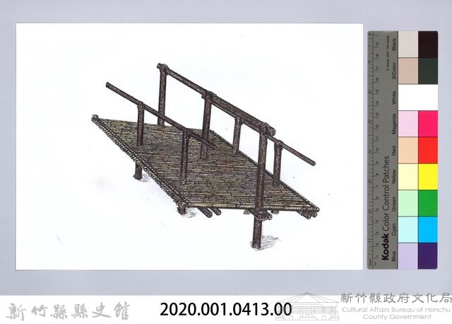 七柱穀倉-8七柱穀倉尖頂式的搭建4：上邊樑及上大樑藏品圖，第2張