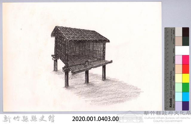 六柱穀倉-35六柱穀倉前開式的搭建14：鋪牆壁藏品圖，第2張