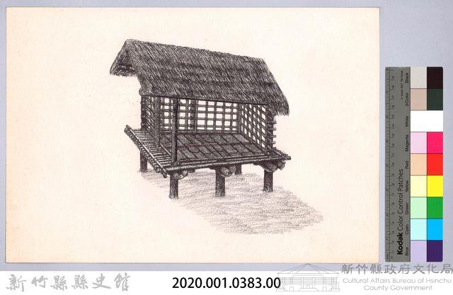 六柱穀倉-15六柱穀倉側開式的搭建13：鋪地板藏品圖，第2張