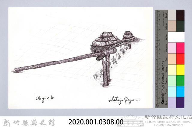 狩獵用具漁用-20石壓式陷阱11：加支撐柱藏品圖，第2張